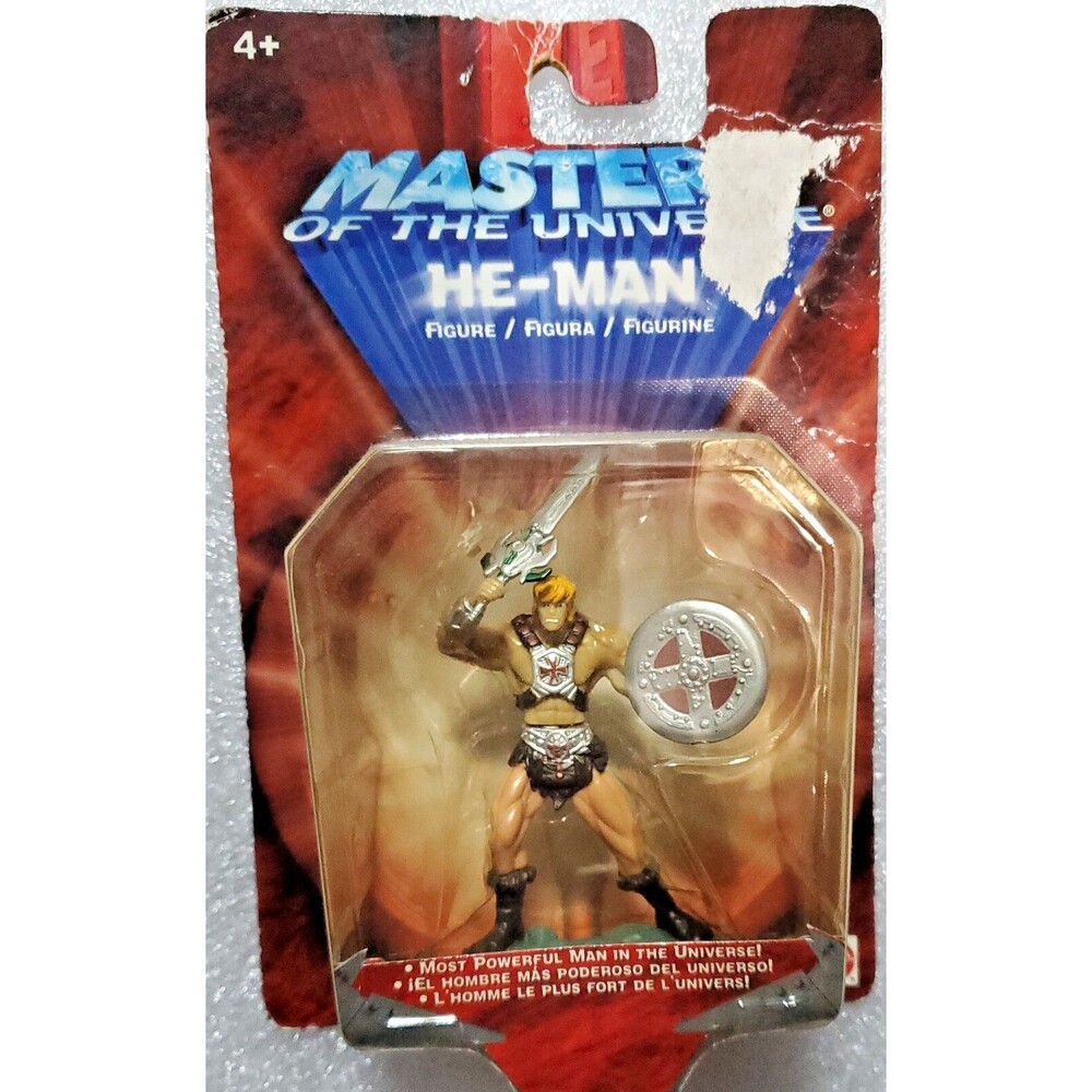 He-Man Masters of the Universe Mini Figure 2.7" MOTU Mattel – Flawed Box